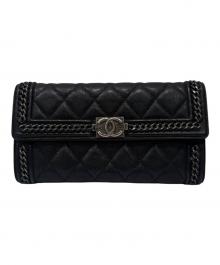 CHANEL（シャネル）の古着「長財布」｜ブラック