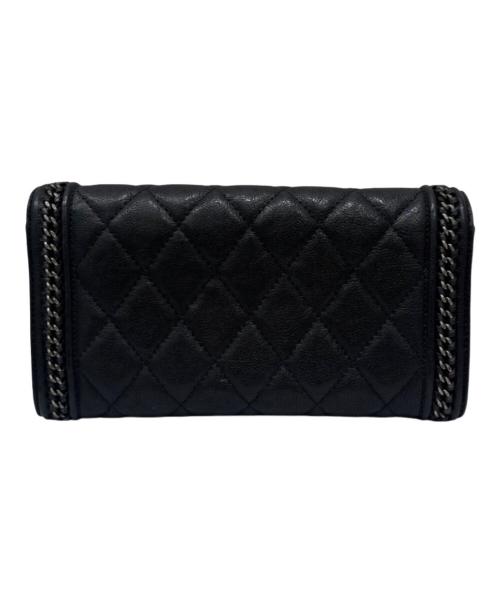 CHANEL（シャネル）CHANEL (シャネル) 長財布 ブラック サイズ:-の古着・服飾アイテム