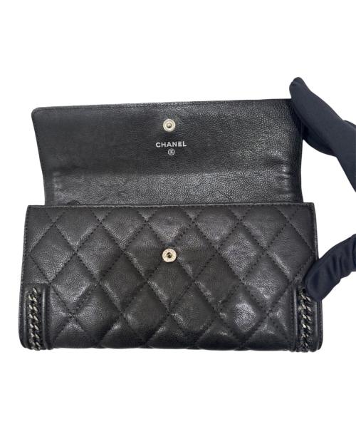 CHANEL（シャネル）CHANEL (シャネル) 長財布 ブラック サイズ:-の古着・服飾アイテム