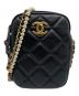 CHANEL（シャネル）の古着「Matelassé Mini Camera Bag マトラッセ ミニ カメラバッグ/AS2857」｜ブラック