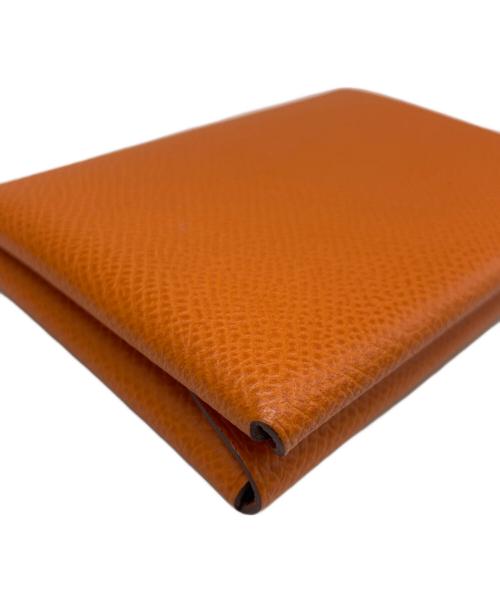 HERMES（エルメス）HERMES (エルメス) カルヴィ デュオ Calvi Duo オレンジの古着・服飾アイテム