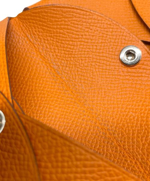 HERMES（エルメス）HERMES (エルメス) カルヴィ デュオ Calvi Duo オレンジの古着・服飾アイテム