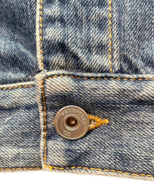 VALENTINO（ヴァレンティノ）VALENTINO (ヴァレンティノ) Vロゴ オーバーサイズ デニムデニムジャケット/VLogo Oversized Denim Jacket スカイブルー サイズ:46の古着・服飾アイテム