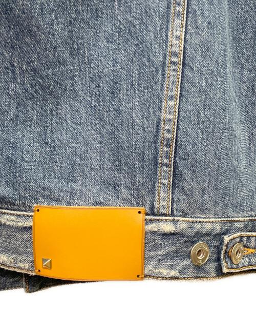 VALENTINO（ヴァレンティノ）VALENTINO (ヴァレンティノ) Vロゴ オーバーサイズ デニムデニムジャケット/VLogo Oversized Denim Jacket スカイブルー サイズ:46の古着・服飾アイテム