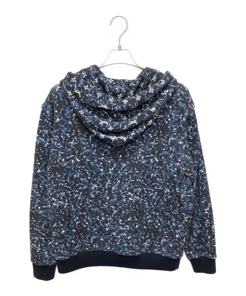 LOUIS VUITTON（ルイ ヴィトン）LOUIS VUITTON (ルイ ヴィトン) モノグラム ジップアップ パーカー ネイビー×ブラック サイズ:Mの古着・服飾アイテム