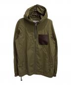 LOEWEロエベ）の古着「Zip Hood Jacket/アナグラム ジップ フード ジャケット」｜カーキ