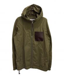 LOEWE（ロエベ）の古着「Zip Hood Jacket/アナグラム ジップ フード ジャケット」｜カーキ