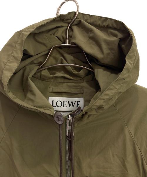LOEWE（ロエベ）LOEWE (ロエベ) Zip Hood Jacket/アナグラム ジップ フード ジャケット カーキ サイズ:46の古着・服飾アイテム
