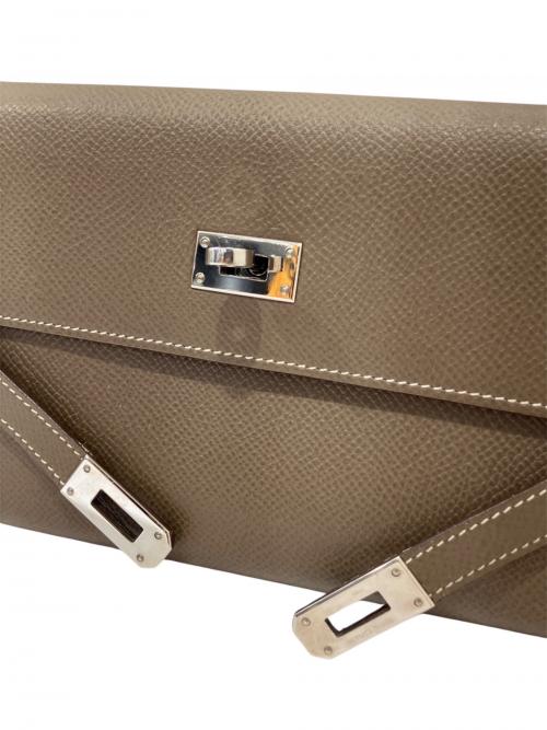 HERMES（エルメス）HERMES (エルメス) ケリーウォレット エトゥープ サイズ:-の古着・服飾アイテム