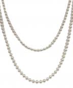 NO BRANDノーブランド）の古着「Two-Strand Long Pearl Necklace 2連ロングパールネックレス」