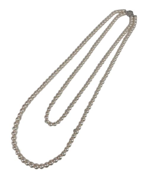 NO BRAND（ノーブランド）NO BRAND (ノーブランド) Two-Strand Long Pearl Necklace 2連ロングパールネックレスの古着・服飾アイテム