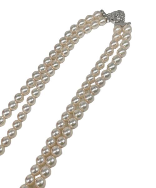 NO BRAND（ノーブランド）NO BRAND (ノーブランド) Two-Strand Long Pearl Necklace 2連ロングパールネックレスの古着・服飾アイテム
