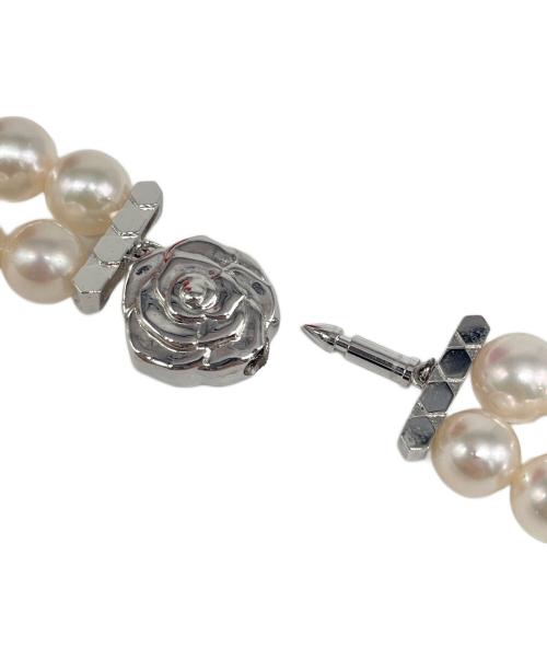 NO BRAND（ノーブランド）NO BRAND (ノーブランド) Two-Strand Long Pearl Necklace 2連ロングパールネックレスの古着・服飾アイテム