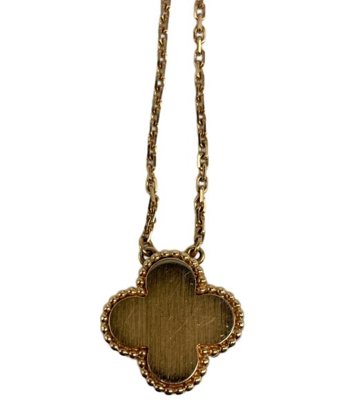 VAN CLEEF & ARPELS（ヴァンクリーフ＆アーペル）VAN CLEEF & ARPELS (ヴァンクリーフ＆アーペル) Vintage Alhambra Onyx Necklace ヴィンテージ アルハンブラ オニキス ネックレス サイズ:ヴィンテージの古着・服飾アイテム