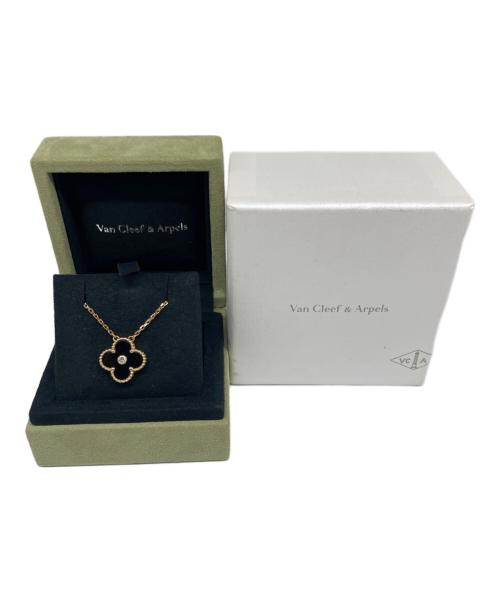VAN CLEEF & ARPELS（ヴァンクリーフ＆アーペル）VAN CLEEF & ARPELS (ヴァンクリーフ＆アーペル) Vintage Alhambra Onyx Necklace ヴィンテージ アルハンブラ オニキス ネックレス サイズ:ヴィンテージの古着・服飾アイテム