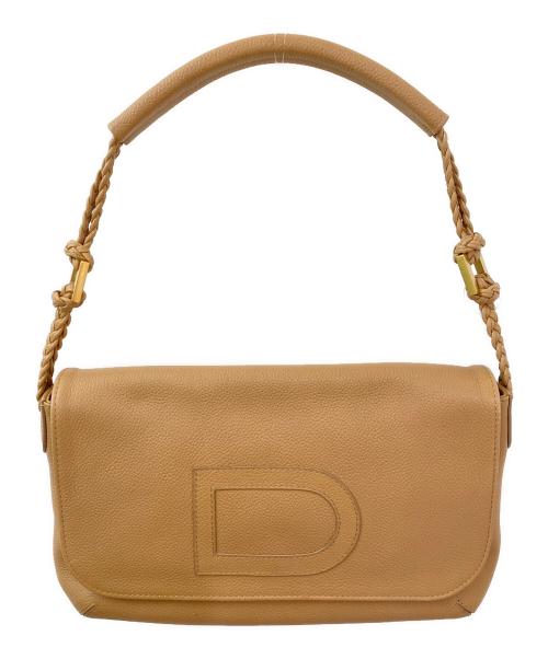DELVAUX（デルヴォー）DELVAUX (デルヴォー) ハンドバッグ ベージュの古着・服飾アイテム