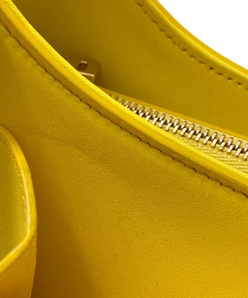 Salvatore Ferragamo（サルヴァトーレ フェラガモ）Salvatore Ferragamo (サルヴァトーレ フェラガモ) レザーハンドバッグ イエローの古着・服飾アイテム