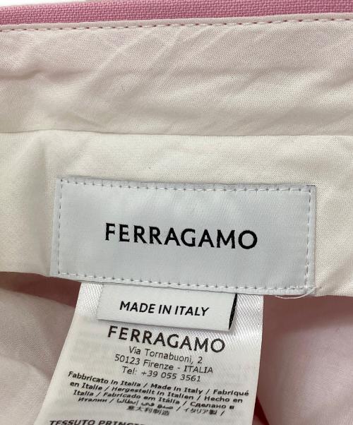 Ferragamo（フェラガモ）Ferragamo (フェラガモ) カラートラウザー ピンク サイズ:40の古着・服飾アイテム