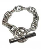 HERMESエルメス）の古着「Chaine d'Ancre Bracelet TGM 12 Links シェーヌダンクル ブレスレット TGM 12コマ」｜シルバー