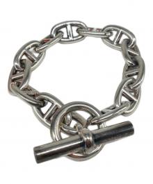HERMES（エルメス）の古着「Chaine d'Ancre Bracelet TGM 12 Links シェーヌダンクル ブレスレット TGM 12コマ」｜シルバー