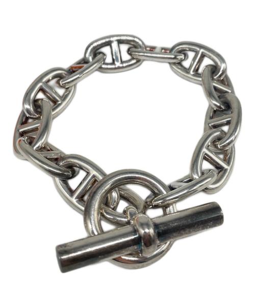 HERMES（エルメス）HERMES (エルメス) Chaine d'Ancre Bracelet TGM 12 Links シェーヌダンクル ブレスレット TGM 12コマ シルバー サイズ:TGM/12コマの古着・服飾アイテム