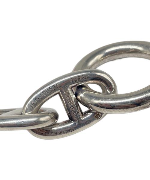 HERMES（エルメス）HERMES (エルメス) Chaine d'Ancre Bracelet TGM 12 Links シェーヌダンクル ブレスレット TGM 12コマ シルバー サイズ:TGM/12コマの古着・服飾アイテム