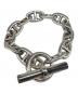 HERMES（エルメス）の古着「Chaine d'Ancre Bracelet TGM 12 Links シェーヌダンクル ブレスレット TGM 12コマ」｜シルバー