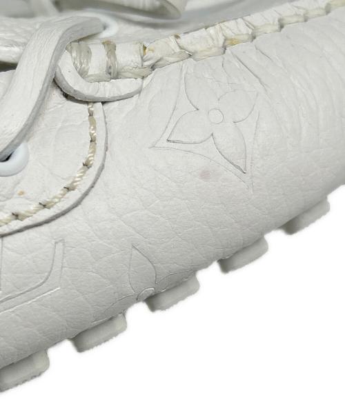 LOUIS VUITTON（ルイ ヴィトン）LOUIS VUITTON (ルイ ヴィトン) レザードライビングシューズ ホワイト サイズ:M6の古着・服飾アイテム