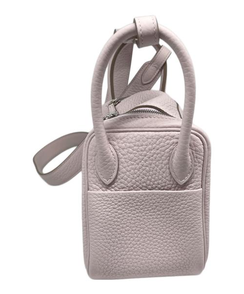 HERMES（エルメス）HERMES (エルメス) Lindy Mini 20 Verso Bag リンディ ミニ 20 ヴェルソ/トリヨンクレマンス/B刻印:2023年製/シルバー金具 モーヴペール/ニューグリスパール サイズ:20の古着・服飾アイテム