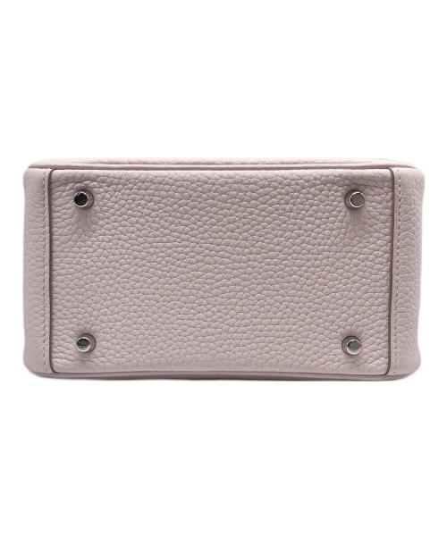 HERMES（エルメス）HERMES (エルメス) Lindy Mini 20 Verso Bag リンディ ミニ 20 ヴェルソ/トリヨンクレマンス/B刻印:2023年製/シルバー金具 モーヴペール/ニューグリスパール サイズ:20の古着・服飾アイテム