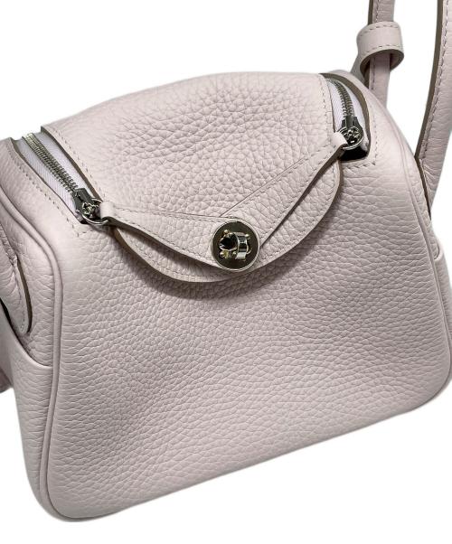 HERMES（エルメス）HERMES (エルメス) Lindy Mini 20 Verso Bag リンディ ミニ 20 ヴェルソ/トリヨンクレマンス/B刻印:2023年製/シルバー金具 モーヴペール/ニューグリスパール サイズ:20の古着・服飾アイテム
