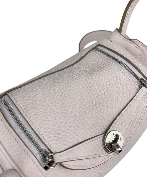 HERMES（エルメス）HERMES (エルメス) Lindy Mini 20 Verso Bag リンディ ミニ 20 ヴェルソ/トリヨンクレマンス/B刻印:2023年製/シルバー金具 モーヴペール/ニューグリスパール サイズ:20の古着・服飾アイテム