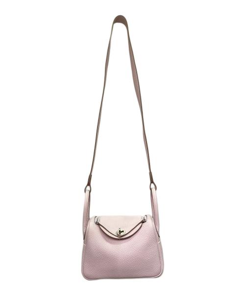 HERMES（エルメス）HERMES (エルメス) Lindy Mini 20 Verso Bag リンディ ミニ 20 ヴェルソ/トリヨンクレマンス/B刻印:2023年製/シルバー金具 モーヴペール/ニューグリスパール サイズ:20の古着・服飾アイテム