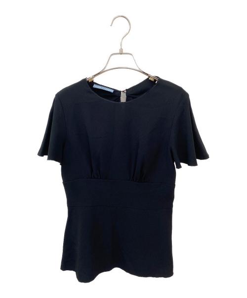 PRADA（プラダ）PRADA (プラダ) チュニックブラウス ブラック サイズ:38の古着・服飾アイテム