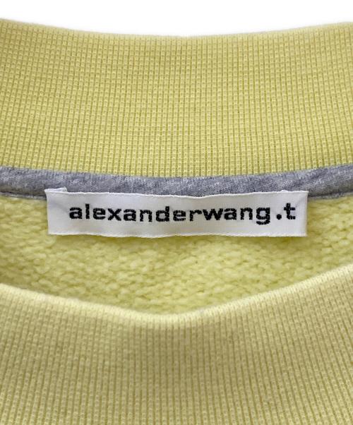 ALEXANDER WANG（アレキサンダー・ワン）ALEXANDER WANG (アレキサンダー・ワン) ショート丈スウェット イエロー サイズ:Sの古着・服飾アイテム