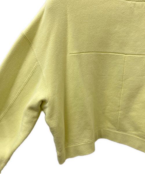 ALEXANDER WANG（アレキサンダー・ワン）ALEXANDER WANG (アレキサンダー・ワン) ショート丈スウェット イエロー サイズ:Sの古着・服飾アイテム