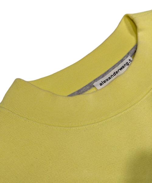 ALEXANDER WANG（アレキサンダー・ワン）ALEXANDER WANG (アレキサンダー・ワン) ショート丈スウェット イエロー サイズ:Sの古着・服飾アイテム
