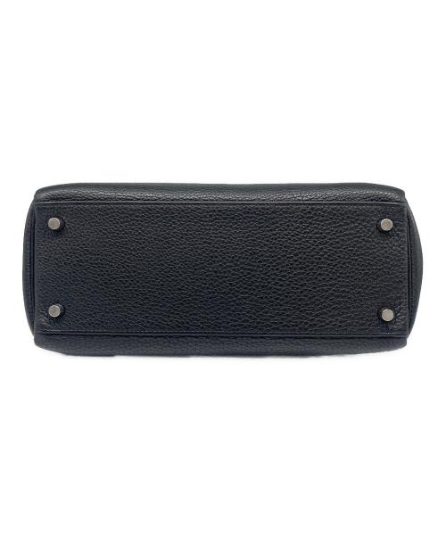 HERMES（エルメス）HERMES (エルメス) ケリー32 内縫い/シルバー金具/□M刻印/2009年製造/ショルダーバッグ/ハンドバッグ/Kelly 32 Retourne ブラック サイズ:32の古着・服飾アイテム