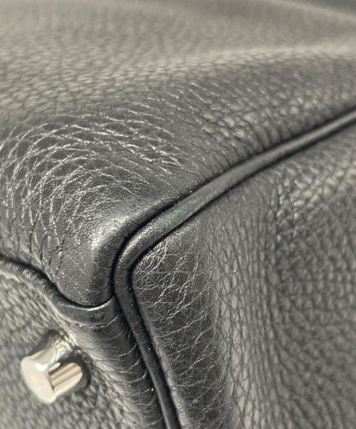 HERMES（エルメス）HERMES (エルメス) ケリー32 内縫い/シルバー金具/□M刻印/2009年製造/ショルダーバッグ/ハンドバッグ/Kelly 32 Retourne ブラック サイズ:32の古着・服飾アイテム
