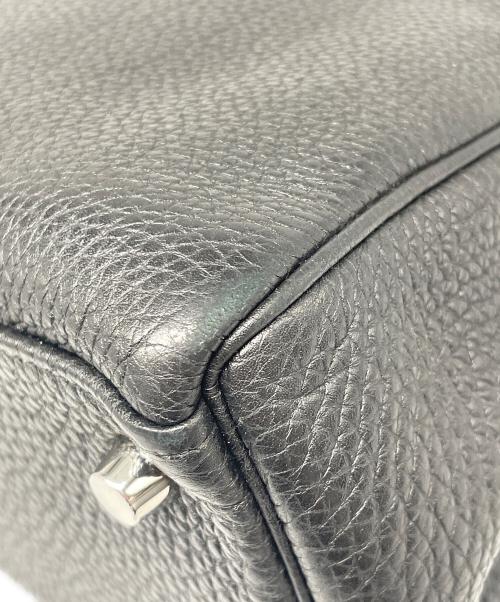 HERMES（エルメス）HERMES (エルメス) ケリー32 内縫い/シルバー金具/□M刻印/2009年製造/ショルダーバッグ/ハンドバッグ/Kelly 32 Retourne ブラック サイズ:32の古着・服飾アイテム