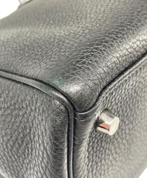 HERMES（エルメス）HERMES (エルメス) ケリー32 内縫い/シルバー金具/□M刻印/2009年製造/ショルダーバッグ/ハンドバッグ/Kelly 32 Retourne ブラック サイズ:32の古着・服飾アイテム