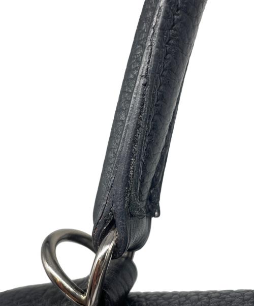 HERMES（エルメス）HERMES (エルメス) ケリー32 内縫い/シルバー金具/□M刻印/2009年製造/ショルダーバッグ/ハンドバッグ/Kelly 32 Retourne ブラック サイズ:32の古着・服飾アイテム