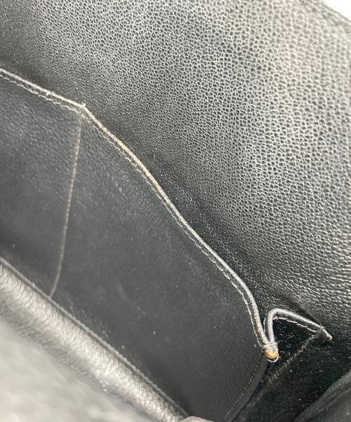 HERMES（エルメス）HERMES (エルメス) ケリー32 内縫い/シルバー金具/□M刻印/2009年製造/ショルダーバッグ/ハンドバッグ/Kelly 32 Retourne ブラック サイズ:32の古着・服飾アイテム