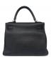HERMES (エルメス) ケリー32 内縫い/シルバー金具/□M刻印/2009年製造/ショルダーバッグ/ハンドバッグ/Kelly 32 Retourne ブラック サイズ:32：1400000円