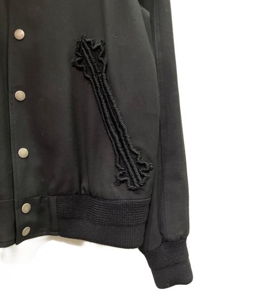 Saint Laurent Paris（サンローランパリ）Saint Laurent Paris (サンローランパリ) 装飾ブルゾン ブラック サイズ:36の古着・服飾アイテム