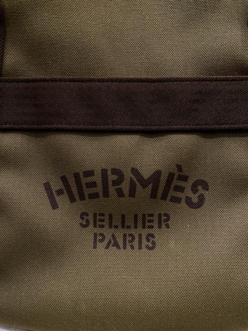 HERMES（エルメス）HERMES (エルメス) サックドパンサージュ/X刻印：2016年 カーキの古着・服飾アイテム