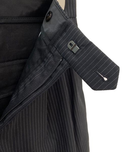 CELINE（セリーヌ）CELINE (セリーヌ) ストライプショートパンツ ブラック サイズ:38の古着・服飾アイテム
