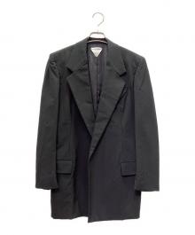 BOTTEGA VENETA（ボッテガベネタ）の古着「オーバーサイズテーラードジャケット」｜ブラック
