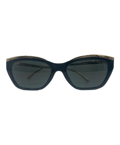 CHANEL（シャネル）CHANEL (シャネル) Cat-Eye Sunglasses トータスシェルキャッツアイ シェイプ サングラス ブラック サイズ:ユニセックスの古着・服飾アイテム