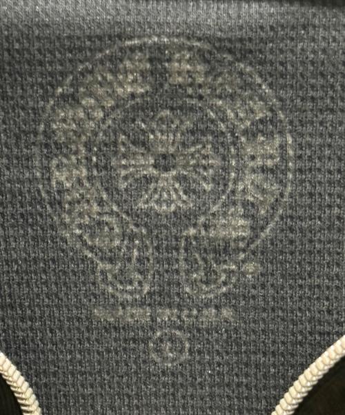 CHROME HEARTS（クロムハーツ）CHROME HEARTS (クロムハーツ) Vertical Logo Fleece Zip Up Hoodie ブラック サイズ:Lの古着・服飾アイテム